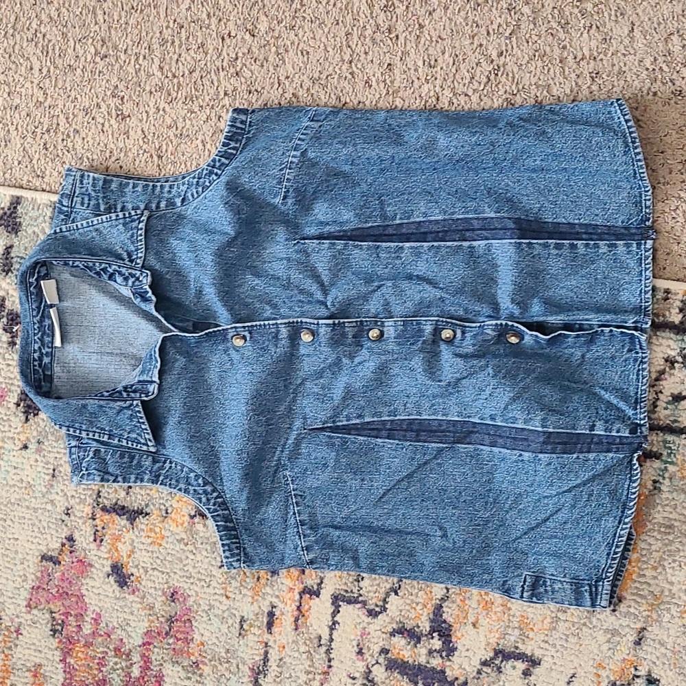 Vintage denim vest